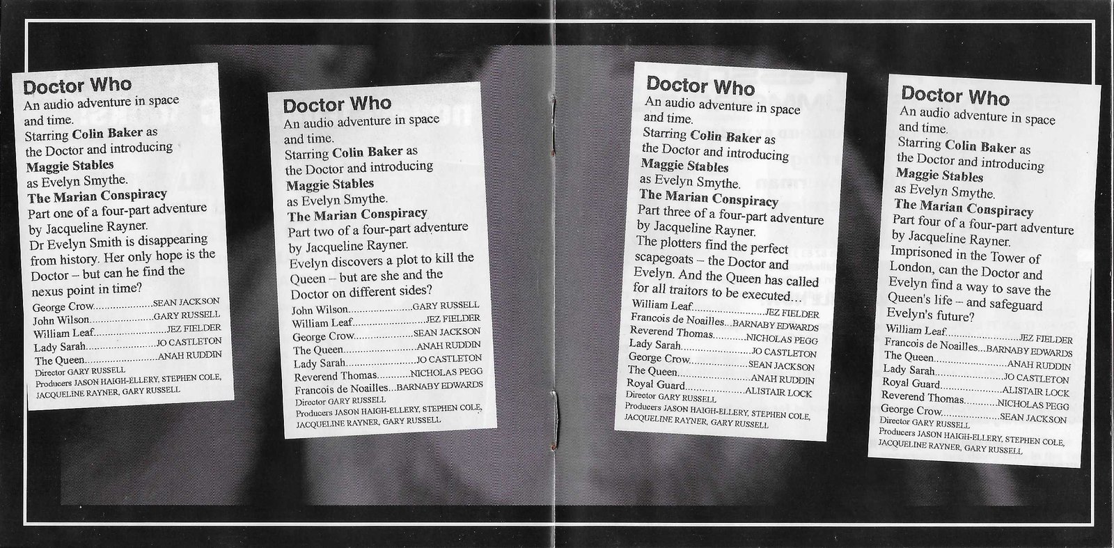 Middle of cover of BFPDWCD 7CA